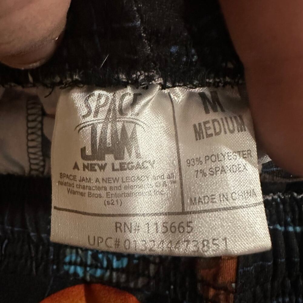 Space Jam Mens Medium Pajama Pants - Picture 2 of 2